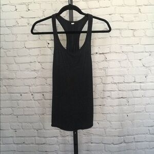Lululemon Grey Razorback Singlet Tank Top